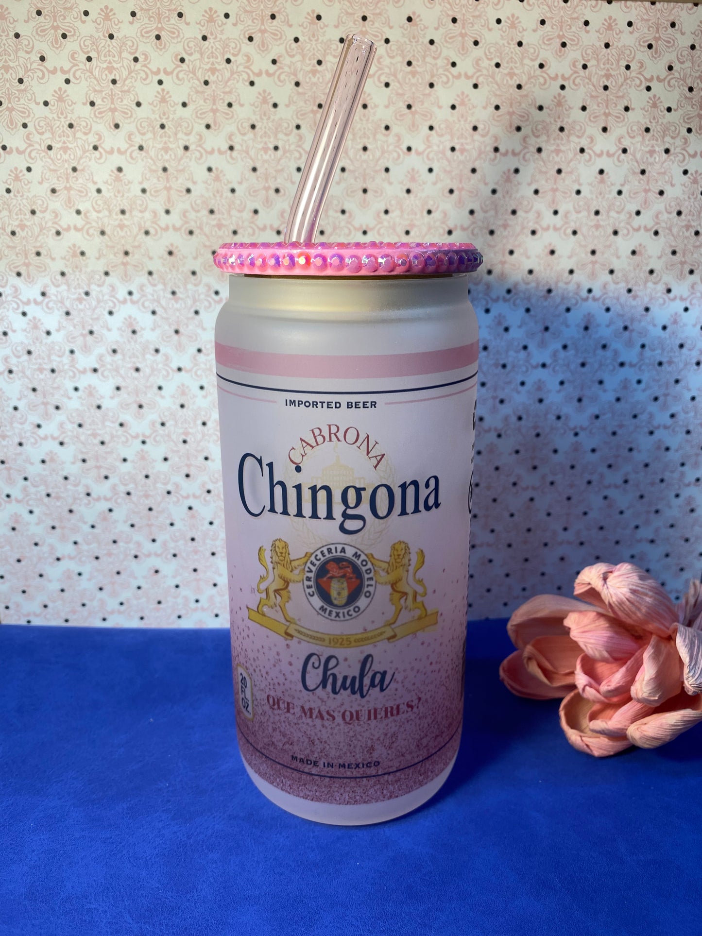 CHINGONA Glass can